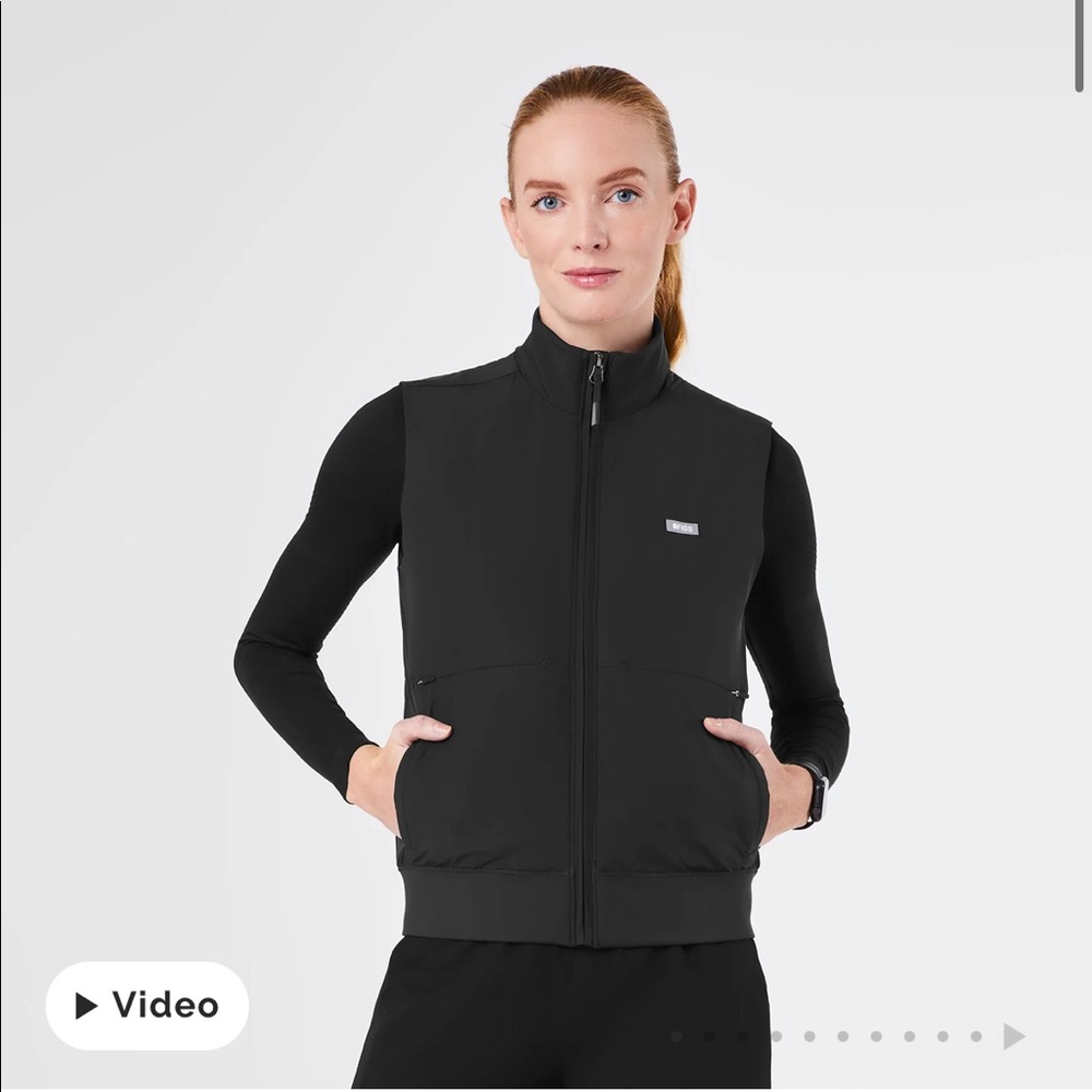 FIGS fleece vest
